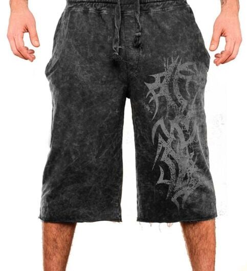Outer Vision Chance Tattoo - Men's Bermuda Shorts Shorts grey
