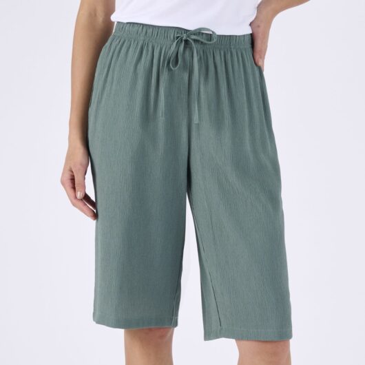 Damart Crinkle Bermuda Shorts