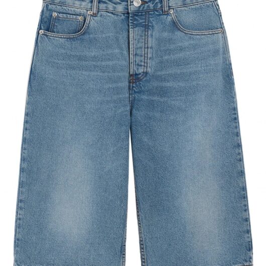 AMI PARIS DENIM BERMUDA SHORTS Size: 32, colour: BLUE