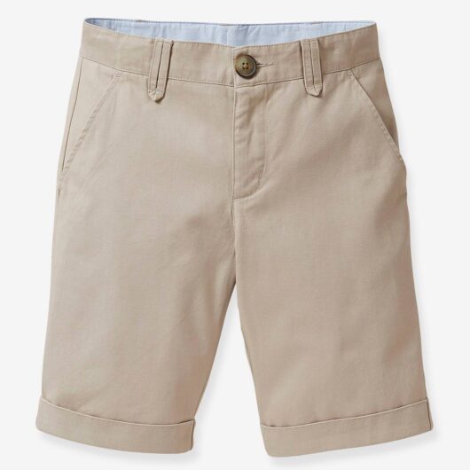 Boy's classic Bermuda shorts sand