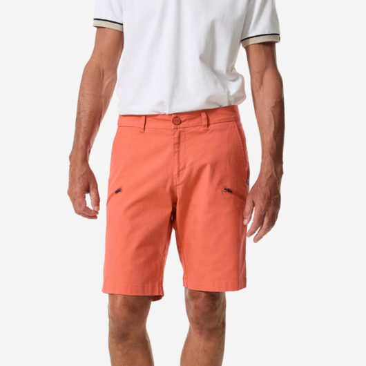 Men's Sailing Bermuda Shorts - Sailing 100 Brick Red