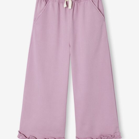 Wide-Leg, Lyocell Bermuda Shorts for Girls lilac