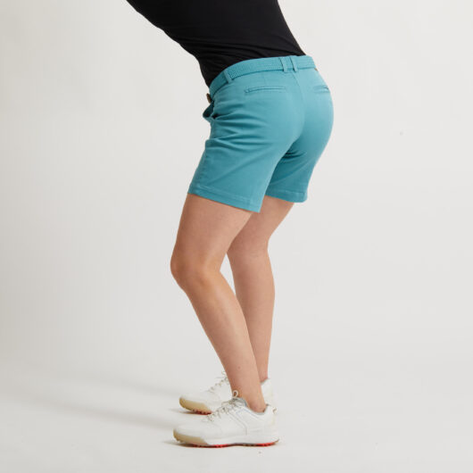 Women's Golf Cotton Chino Shorts - Mw500 Blue
