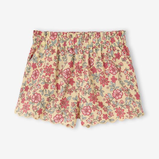 Bbay girl's short pale yellow