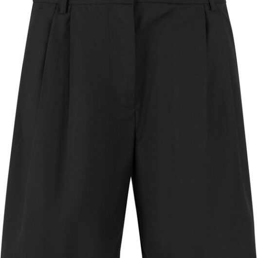 Urban Classics Ladies' Pleated Bermuda Shorts Shorts black