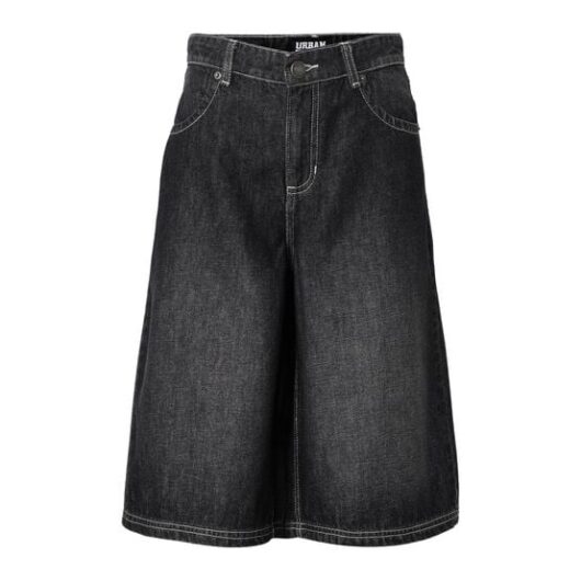 Urban Classics Women's Denim Bermudas Shorts black